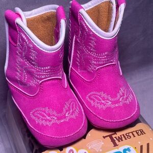 Twister Fuchsia Baby Boots